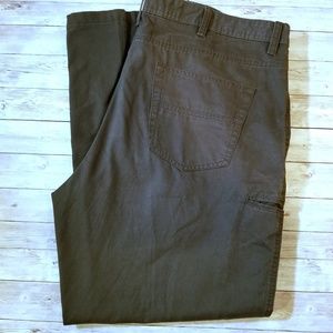 Men's Weatherproof Olive Drab Pants 40x30 in EUC